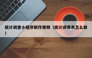 扬州统计调查小程序制作视频（统计调查表怎么做）